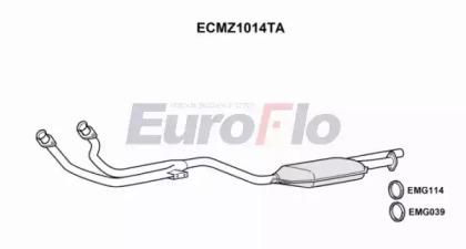 Euroflo ECMZ1014TA Каталізатор Euroflo ECMZ1014TA Каталізатор
