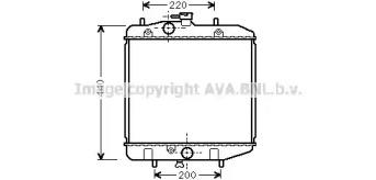 Prasco DU2024 Радиатор охлаждения двигателя Prasco DU2024 Радиатор охлаждения двигателя