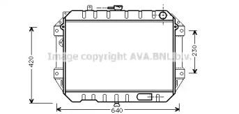 Prasco DU2042 Радиатор охлаждения двигателя Prasco DU2042 Радиатор охлаждения двигателя