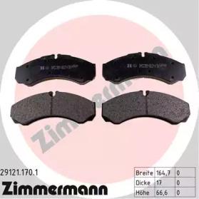 Otto Zimmermann 29121.170.1 Колодки гальмівні