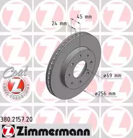 Otto Zimmermann 380.2157.20 Brake disc Otto Zimmermann 380.2157.20 Brake disc