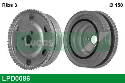 Lucas Engine Drive LPD0086 Шкив коленвала Lucas Engine Drive LPD0086 Шкив коленвала