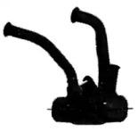 IMASAF 21.13.03 Muffler assy front IMASAF 21.13.03 Muffler assy front