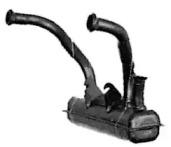 IMASAF 21.20.03 Muffler assy front IMASAF 21.20.03 Muffler assy front