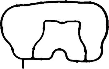 Elring 025.250 Прокладка впускного колектора Elring 025.250 Прокладка впускного колектора