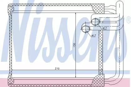 Nissens 77632 Радіатор пічки
