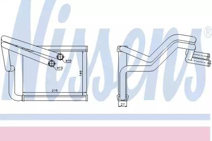Nissens 77633 Радіатор пічки Nissens 77633 Радіатор пічки