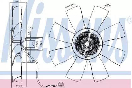 Nissens 86021 Віскомуфта Nissens 86021 Віскомуфта