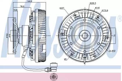 Nissens 86055 Муфта вентилятора Nissens 86055 Муфта вентилятора