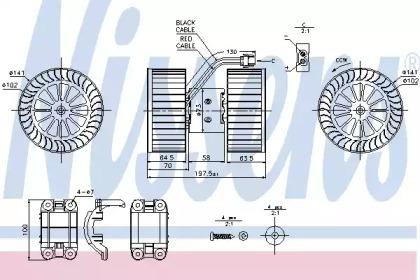 Nissens 87115 Вентилятор салона