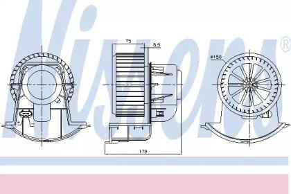 Nissens 87272 Вентилятор салона Nissens 87272 Вентилятор салона