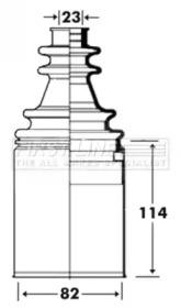 First Line/KeyParts FCB2915 Dust boot kit axle joint First Line/KeyParts FCB2915 Dust boot kit axle joint