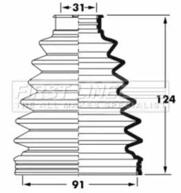 First Line/KeyParts FCB6056 Пильник привідного валу