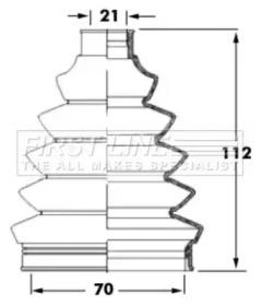 First Line/KeyParts FCB6067 Пильник привідного валу