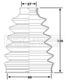 First Line/KeyParts FCB6230 Dust boot kit axle joint First Line/KeyParts FCB6230 Dust boot kit axle joint