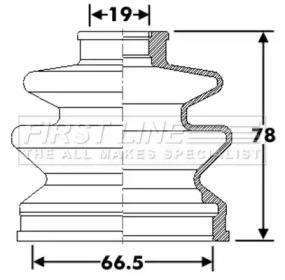 First Line/KeyParts FCB6289 Пильник привідного валу First Line/KeyParts FCB6289 Пильник привідного валу