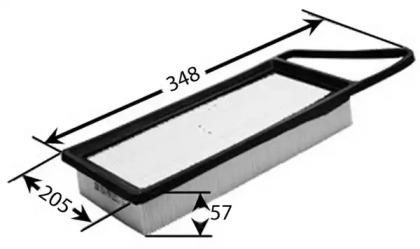Js Asakashi A0482 Фільтр повітряний