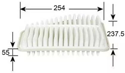 Js Asakashi A1015 Фільтр повітряний