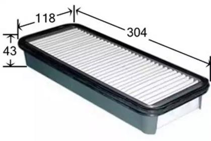 Js Asakashi A1504 Фільтр повітряний