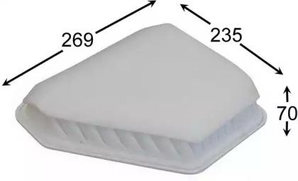 Js Asakashi A1517 Фільтр повітряний