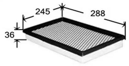 Js Asakashi A2508 Air filter Js Asakashi A2508 Air filter