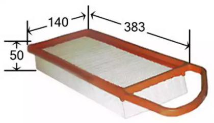 Js Asakashi A4502 Фільтр повітряний