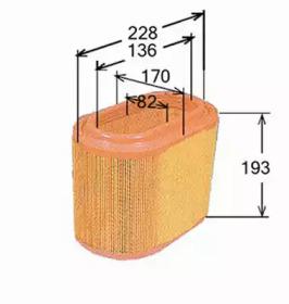 Js Asakashi A9307 Фільтр повітряний