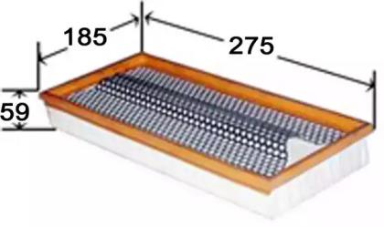 Js Asakashi A9605 Фільтр повітряний