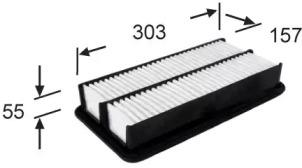 Js Asakashi A9612 Фільтр повітряний