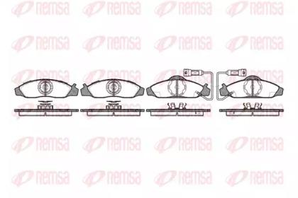 Kawe 0624 02 Колодки гальмівні