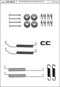 Kawe 105-0033 Spring set disc brake Kawe 105-0033 Spring set disc brake