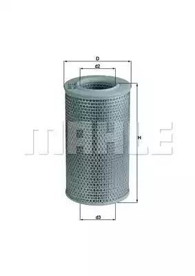Mahle Original LX611 Фільтр повітряний