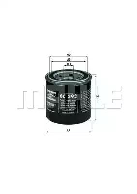 Mahle Original OC292 Oil filter Mahle Original OC292 Oil filter