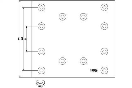 Textar 19556 Brake pads