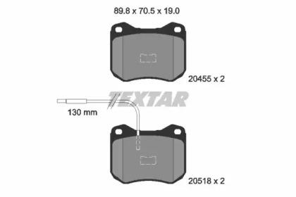 Textar 2045502 Brake pads