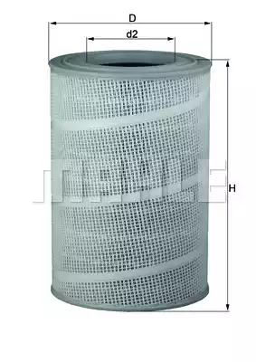 Mahle Original LX 714 Фільтр повітряний