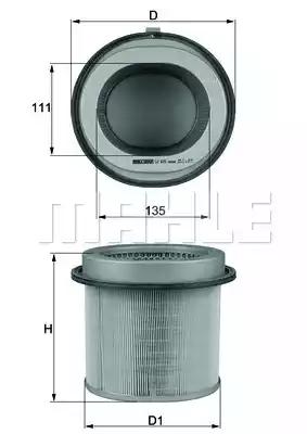 Mahle Original LX670 Air filter