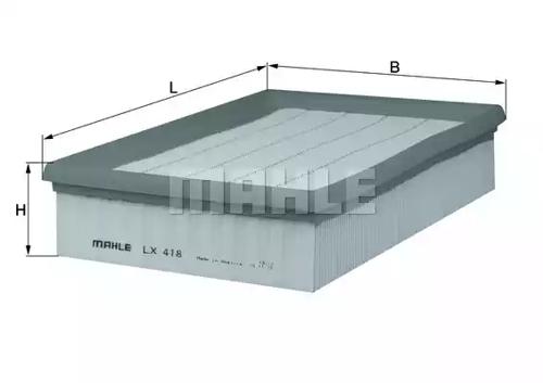 Mahle Original LX418 Фільтр повітряний