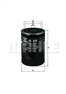Mahle Original OC248 Oil filter Mahle Original OC248 Oil filter