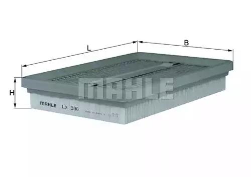 Mahle Original LX336 Фільтр повітряний Mahle Original LX336 Фільтр повітряний