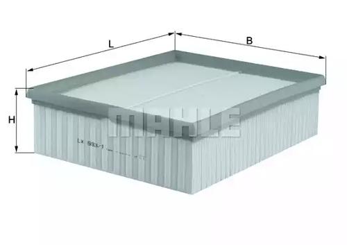 Mahle Original LX593/1 Фільтр повітряний Mahle Original LX593/1 Фільтр повітряний