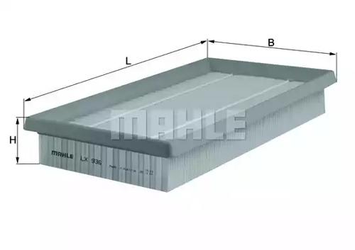 Mahle Original LX 936 Фільтр повітряний