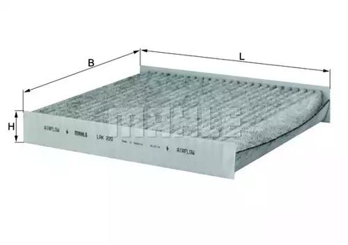 Mahle Original LAK 220 Фільтр салона Mahle Original LAK 220 Фільтр салона