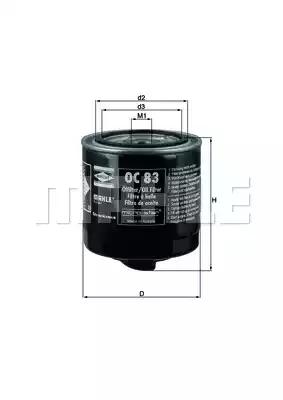 Mahle Original OC 83 Фільтр масляний