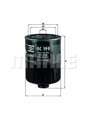 Mahle Original OC199 Oil filter