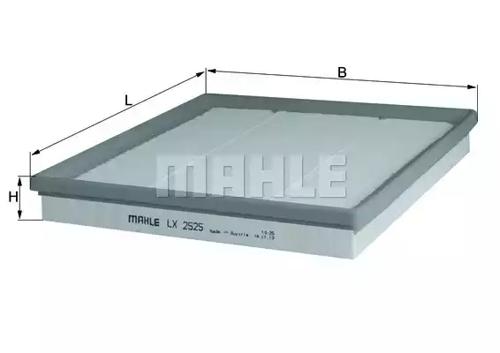 Mahle Original LX 2525 Фільтр повітряний
