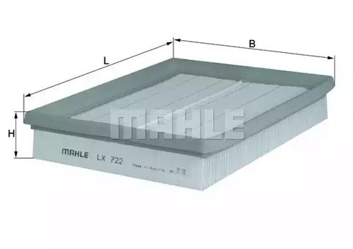 Mahle Original LX722 Air filter Mahle Original LX722 Air filter