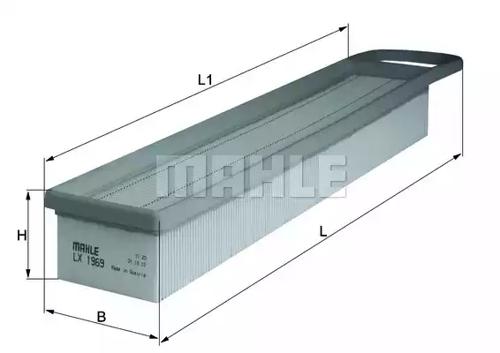 Mahle Original LX1969 Фільтр повітряний