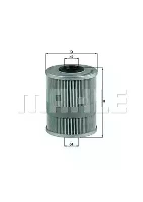 Mahle Original KX 78D Fuel filter