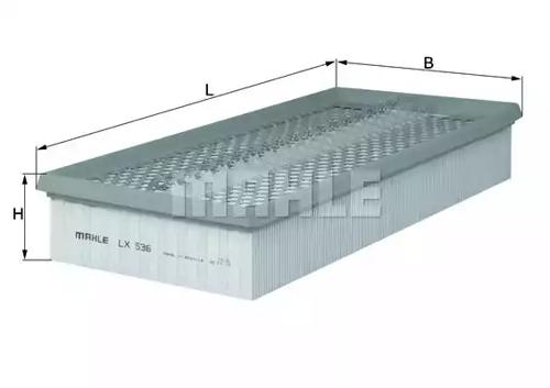 Mahle Original LX536 Air filter Mahle Original LX536 Air filter